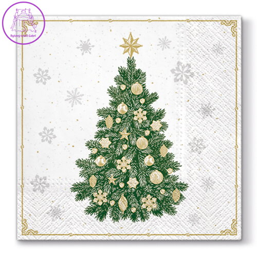 Ubrousky PAW L 33x33cm  Frosty Tree
