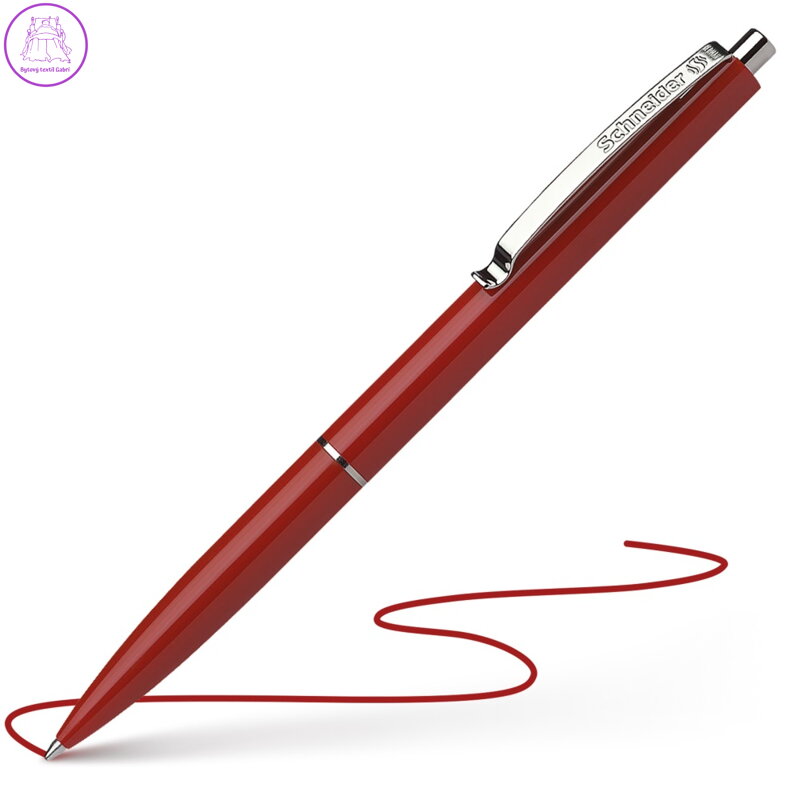 Kuličkové pero Schneider K15 - červená náplň