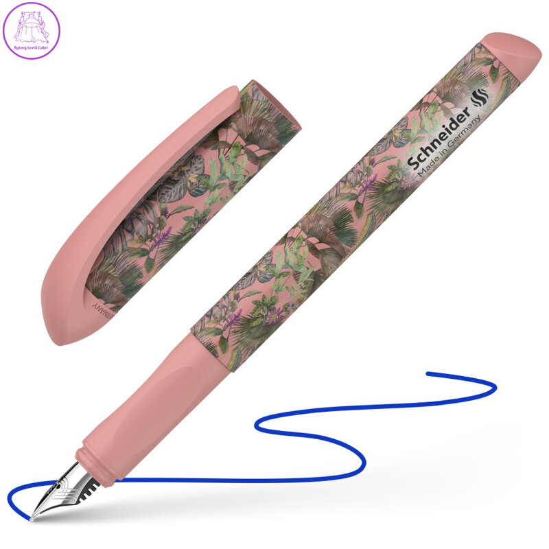 Pero bombičkové Schneider Voice Apricot Jungle - modrá náplň