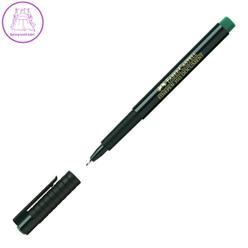 Liner Faber-Castell Finepen 1511 zelený Liner Faber-Castell Finepen 1511 zelený