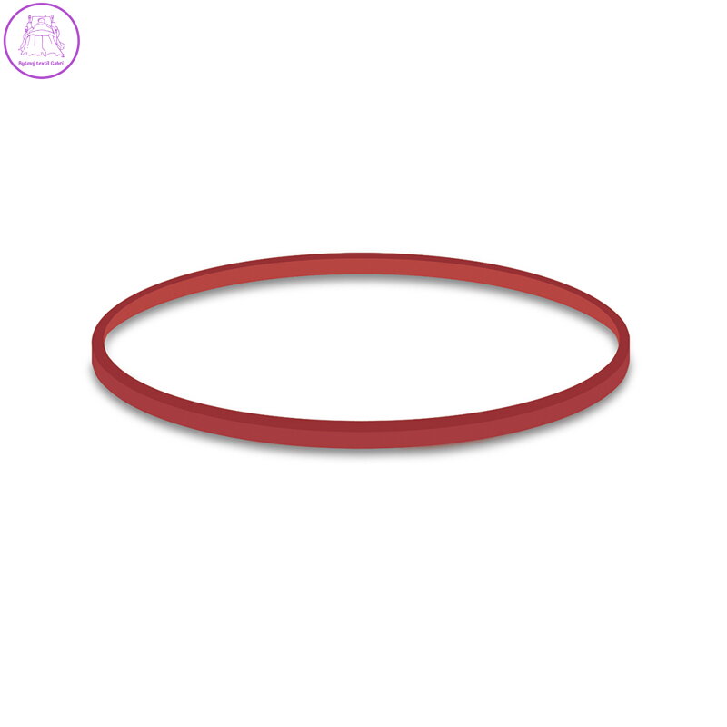 Gumičky červené tenké  (1 mm, O 8 cm) [1 kg]