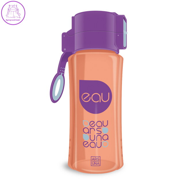 Fľaša plastová 450 ml - oranžovo-fialová
