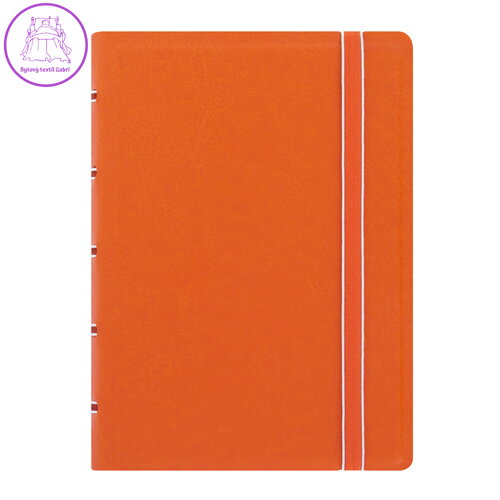 Filofax notebook kapesní oranžový