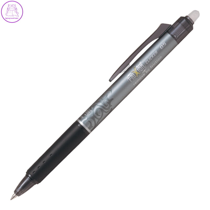 Roller gelový PILOT Frixion Clicker 0,5 černý Roller gelový PILOT Frixion Clicker 0,5 černý