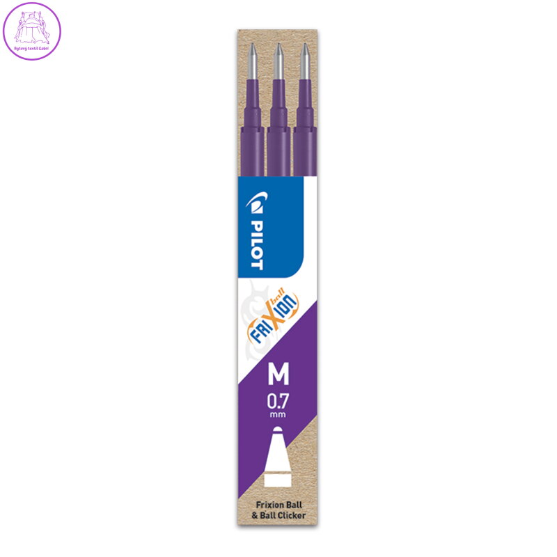 Náplň gumovací PILOT Frixion 0,7 mm/3 ks - fialová Náplň gumovací PILOT Frixion 0,7 mm/3 ks - fialová