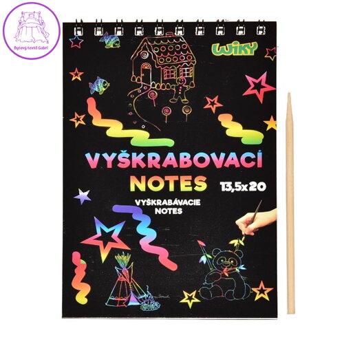 Vyškrabovací notes A5 / 10L Vyškrabovací notes A5 / 10L
