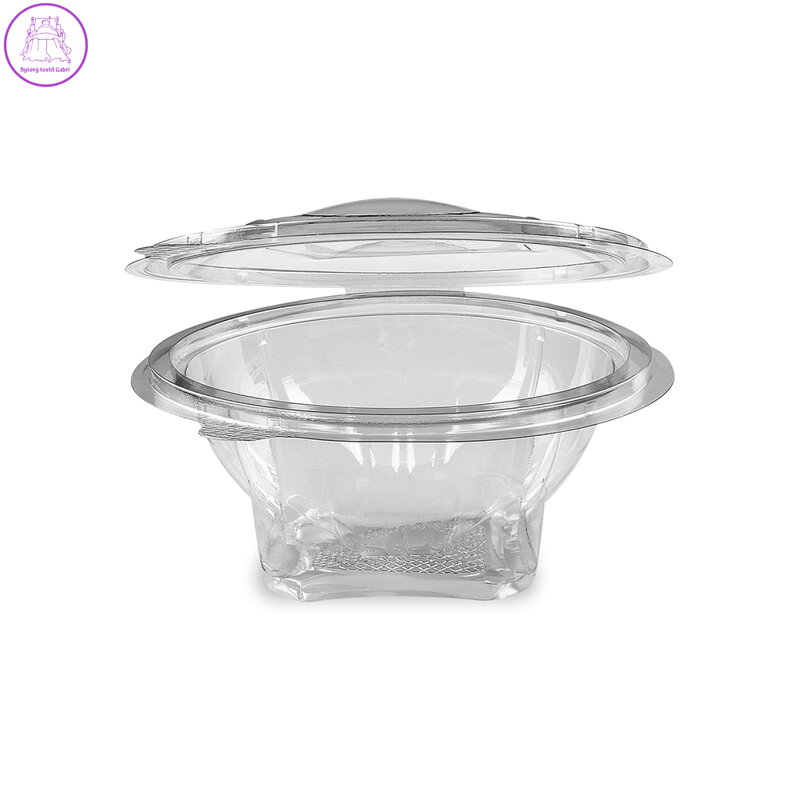 Miska kulatá průhledná s víčkem 500ml, (50ks)