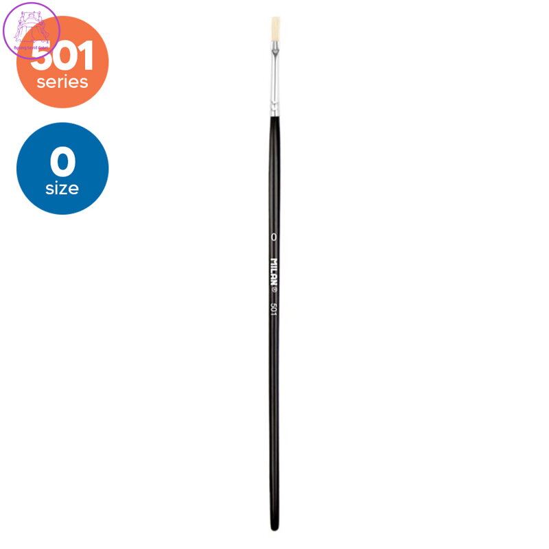 Štětec plochý MILAN č. 0 - 501 Štětec plochý MILAN č. 0 - 501