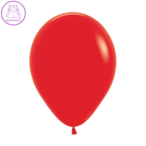 Balón Solid 25 cm, červený /100ks/