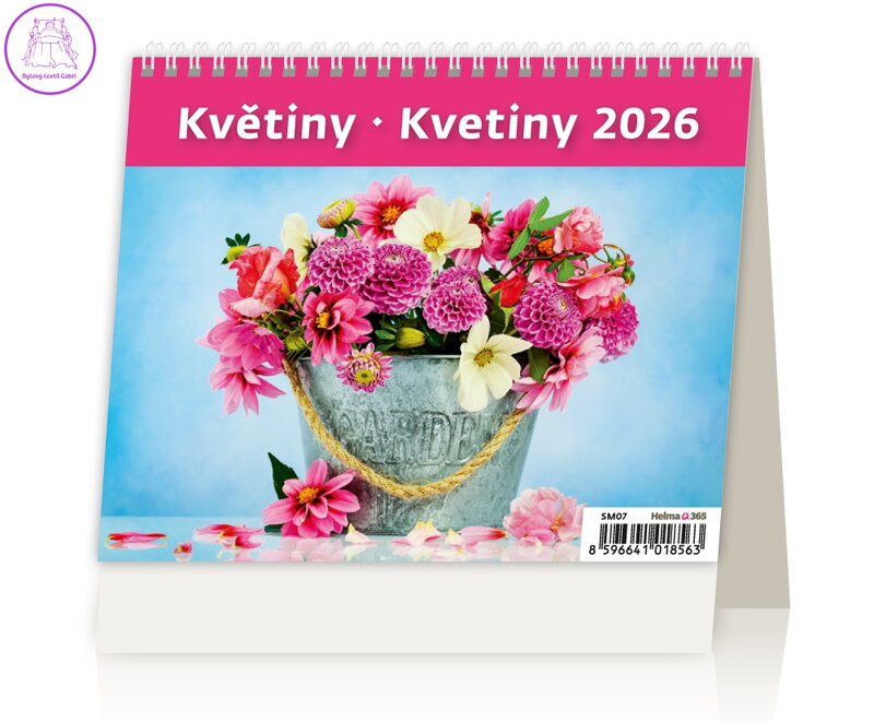 Stolní kalendář 2026 MiniMax Květiny/Květiny Stolní kalendář 2026 MiniMax Květiny/Květiny
