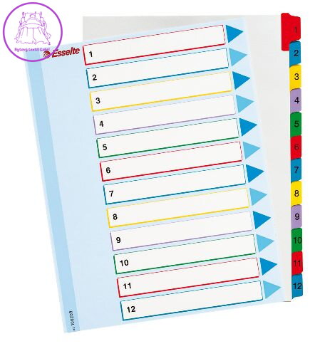 Rozřazovače A4, Mylar MAXI ,1-10 Rozřazovače A4, Mylar MAXI ,1-10