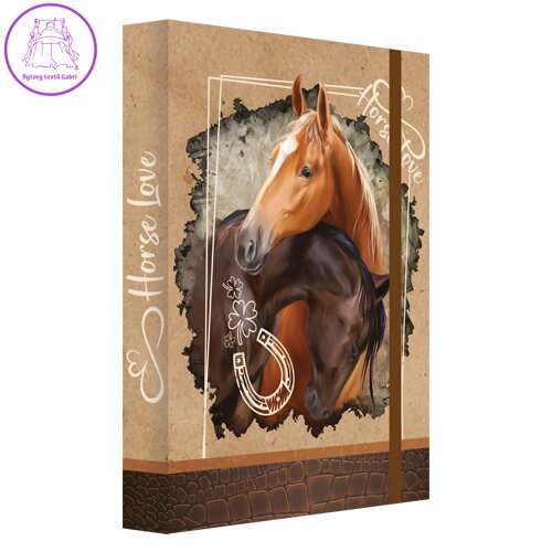 Box na zošity A4 Jumbo Horse Love Box na zošity A4 Jumbo Horse Love