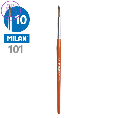 Štětec kulatý MILAN č.10 - 101 Štětec kulatý MILAN č.10 - 101