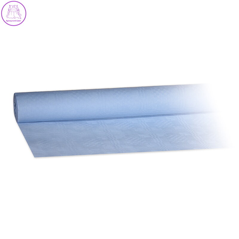 Obrus papírový rolovaný 8 x 1,20 m, sv. modrý