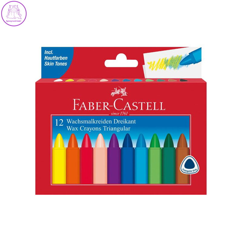 Voskovky Faber-Castell Triangular 12 barev Voskovky Faber-Castell Triangular 12 barev
