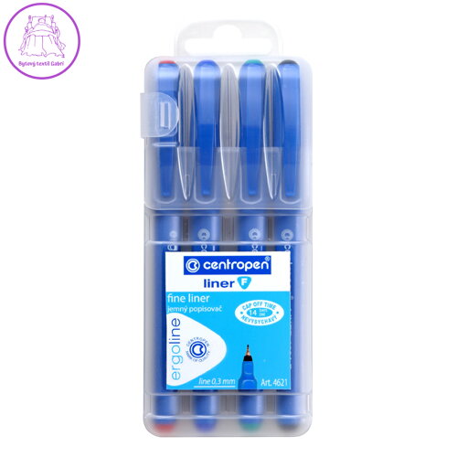 Liner CENTROPEN 4621 - 0,3 mm / sada 4 ks