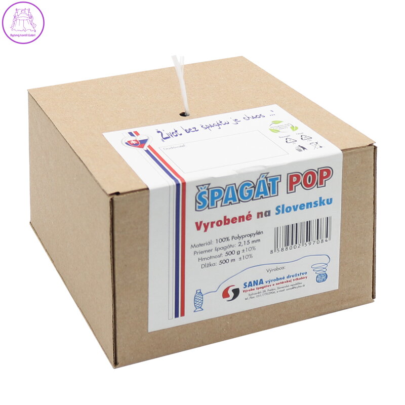Motúz polypropylénový 500g Motúz polypropylénový 500g