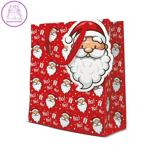 Dárková taška PAW Ho ho ho, medium - 20x25x10 cm