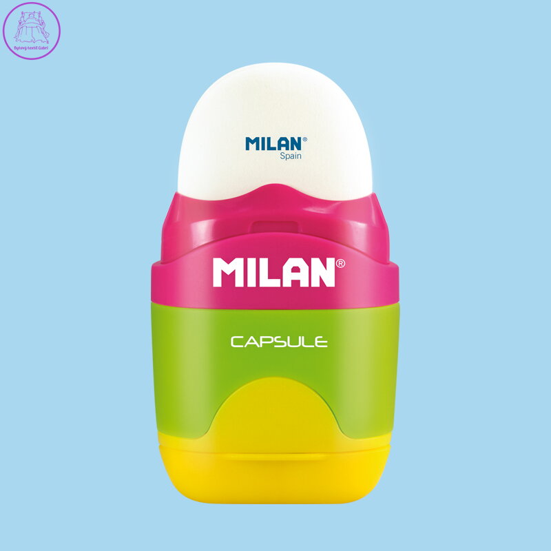 Guma + ořezávatko MILAN Capsule Mix Guma + ořezávatko MILAN Capsule Mix