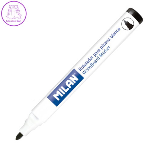 Popisovač MILAN Whiteboard Marker - černý Popisovač MILAN Whiteboard Marker - černý