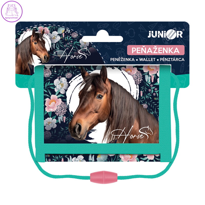 Dětská textilní peněženka JUNIOR S8 - Kůň