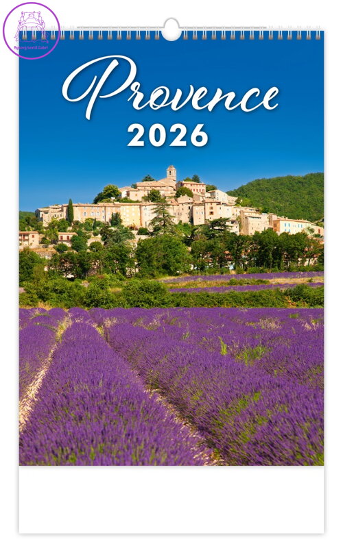 Nástěnný kalendář 2026 Provence