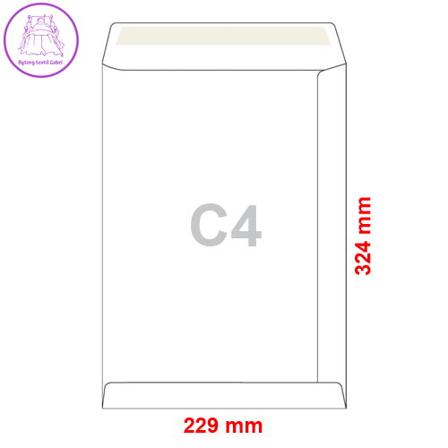 Obálky C4 229x324 mm samolepiace 250ks Obálky C4 229x324 mm samolepiace 250ks