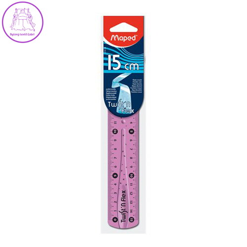 Pravítko MAPED "TWIST'N FLEX" ohybné, nelámavé, 15 cm Pravítko MAPED "TWIST'N FLEX" ohybné, nelámavé, 15 cm