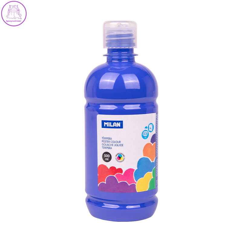 Barva temperová 500ml modrá ultramarínová Barva temperová 500ml modrá ultramarínová