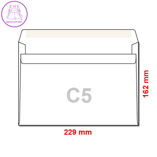 Obálky C5 162x229 mm samolepicí Obálky C5 162x229 mm samolepicí