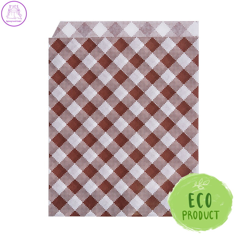 Papírové sáčky KARO 14 x 19 cm (500 ks)