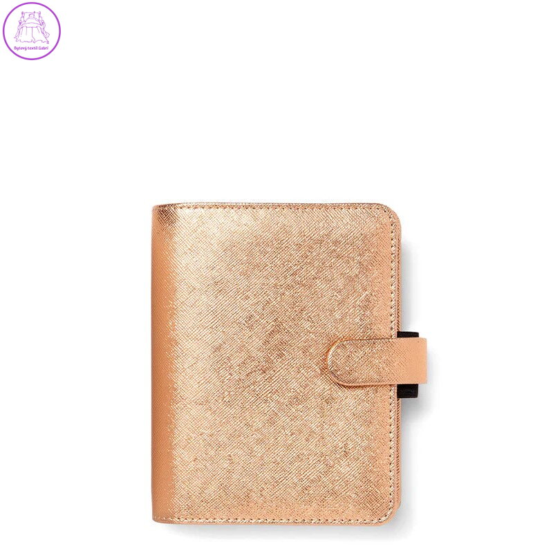 Diář Filofax Saffiano Rose Gold, kapesní