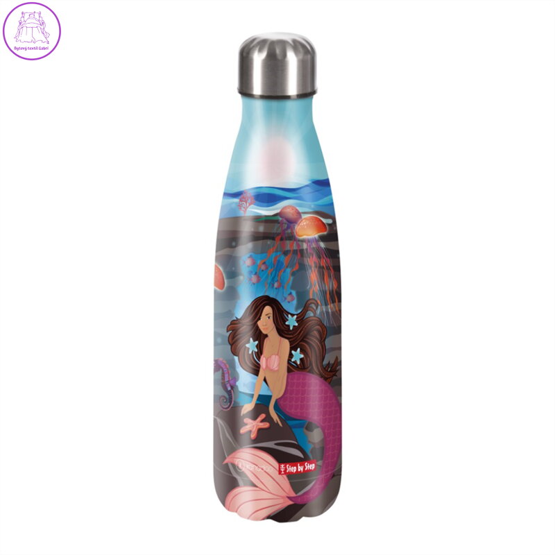 Izolovaná láhev na pití z nerezové oceli 0,5 l,Mermaid Delia