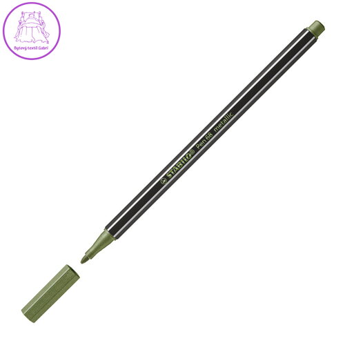 Fix metalický vláknový STABILO Pen 68 metallic světle zelený