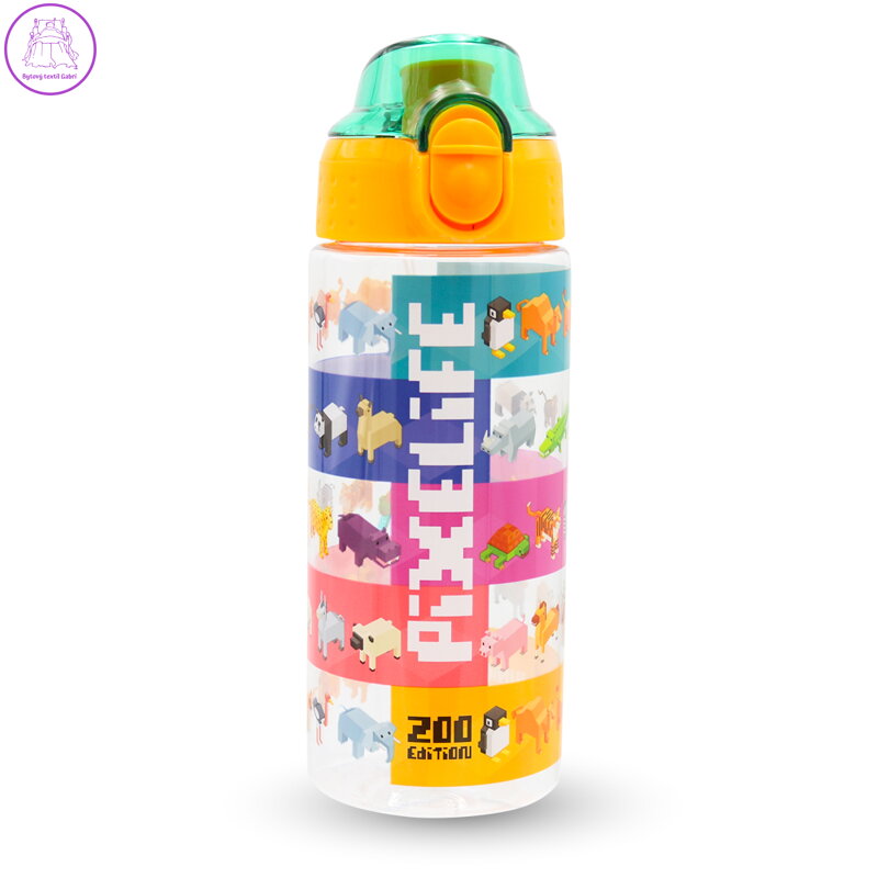 Láhev na pití JUNIOR S8 TRITAN 500 ml - Pixelife Zoo Edition