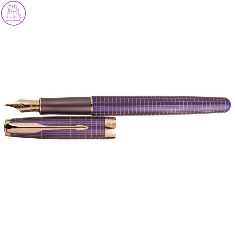 Pero plníci PARKER Sonnet Purple Chiselled PGT 18K -F- Pero plníci PARKER Sonnet Purple Chiselled PGT 18K -F-