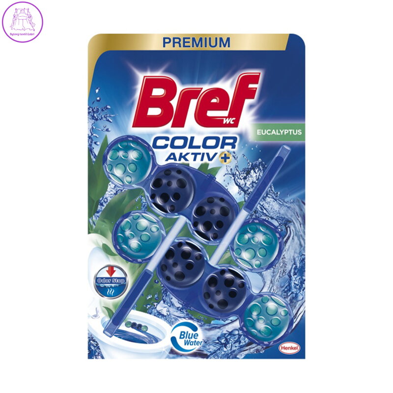 Bref Color Aktiv WC blok Eukalyptus, 2 x 50 g