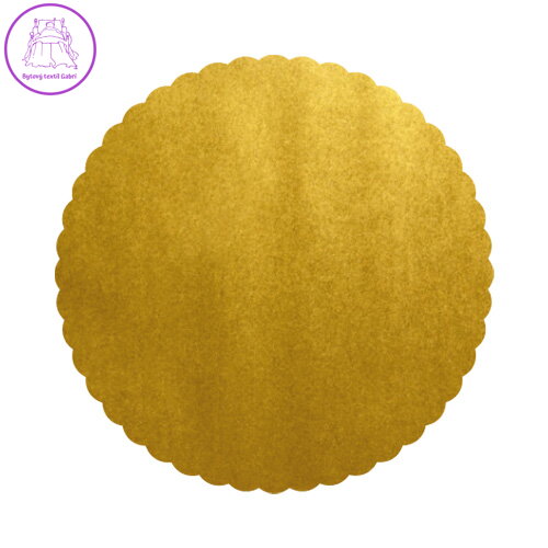 Podložky lepenkové zlaté 30 cm, 50 ks