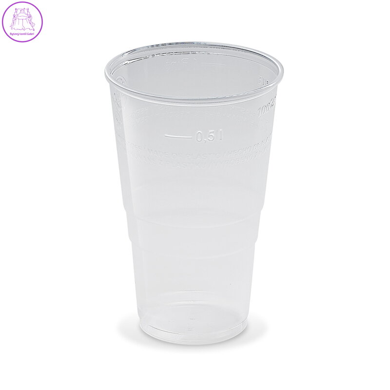 Pohár průhledný 0,5 l, 10 ks