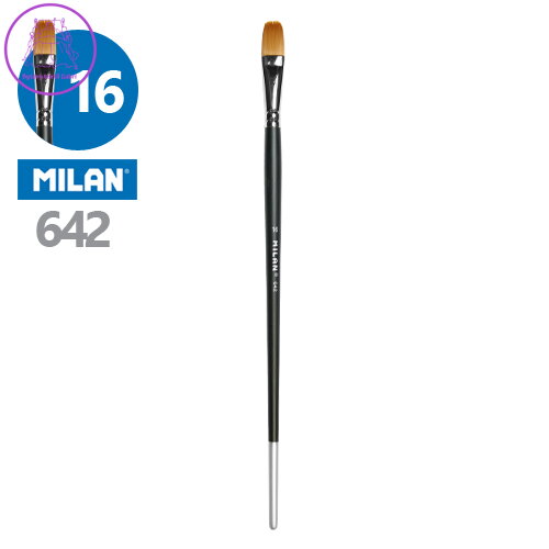 Štětec plochý MILAN č. 16 - 642 Štětec plochý MILAN č. 16 - 642