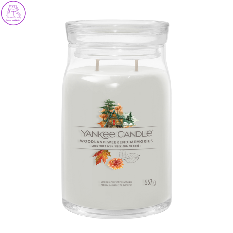 Svíčka Yankee Candle - WOODLAND WEEKEND MEMORIES, velká