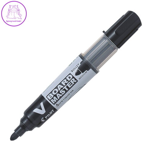 Popisovač na tabule, 2,3 mm, kuželový,PILOT, "V-Board Master", černý