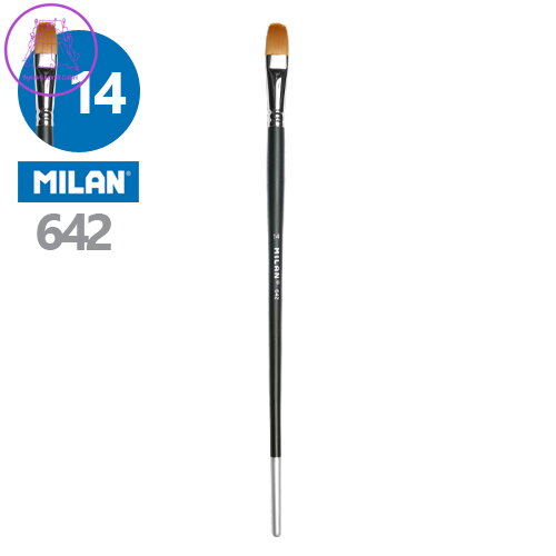 Štětec plochý MILAN č. 14 - 642 Štětec plochý MILAN č. 14 - 642