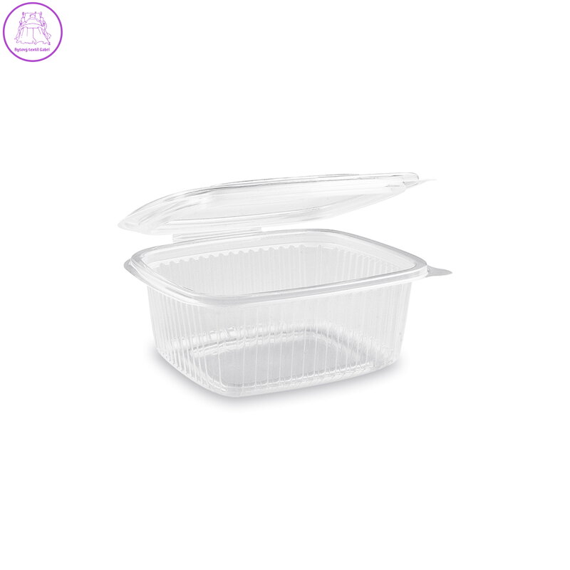 Miska oválná průhledná s víčkem 500 ml (PP), / 50ks /