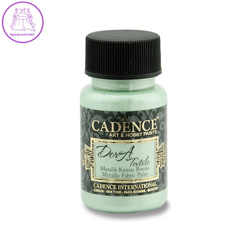 Textilná farba Cadence, metal. mätová, 50 ml