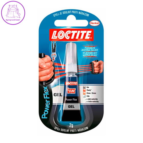 Lepidlo vteřinové Loctite Super Bond Power Flex Gel 2 g