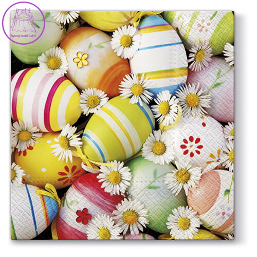 Obrousky TaT 33x33cm Daisies among Eggs Obrousky TaT 33x33cm Daisies among Eggs