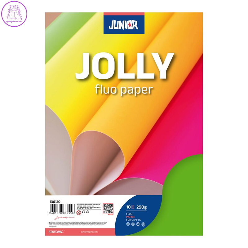 Dekorační papír A4 10 ks Fluo zelený 250 g Dekorační papír A4 10 ks Fluo zelený 250 g