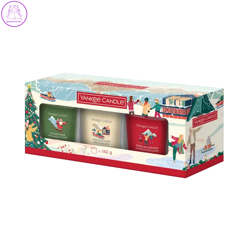 Vánoční sada (3x Tumbler malá svíčka ve skle) Vánoční sada (3x Tumbler malá svíčka ve skle)