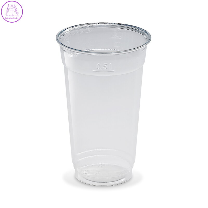 Kelímek (rPET) čirý Ø95mm 0,5L [50 ks]